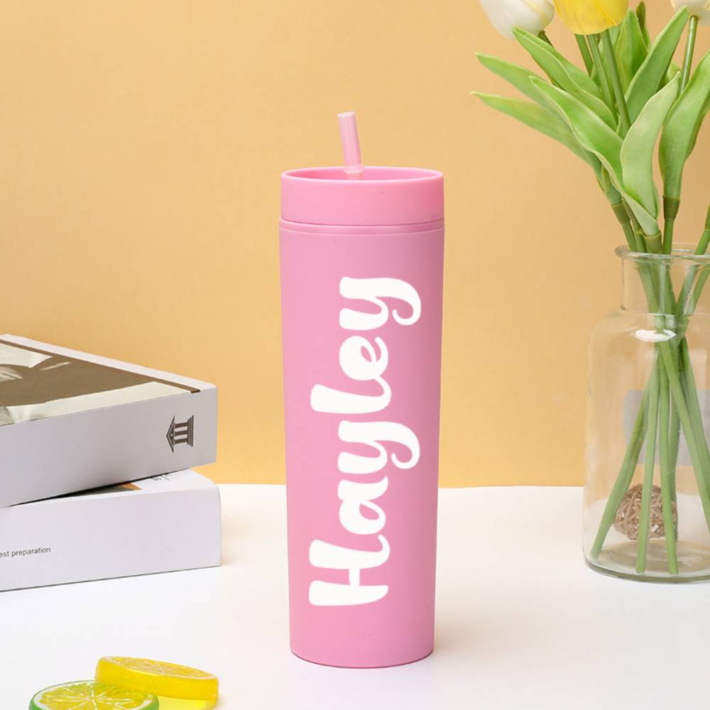Personalised Plastic Sippy Cup Wedding Gift - Custom Engraved