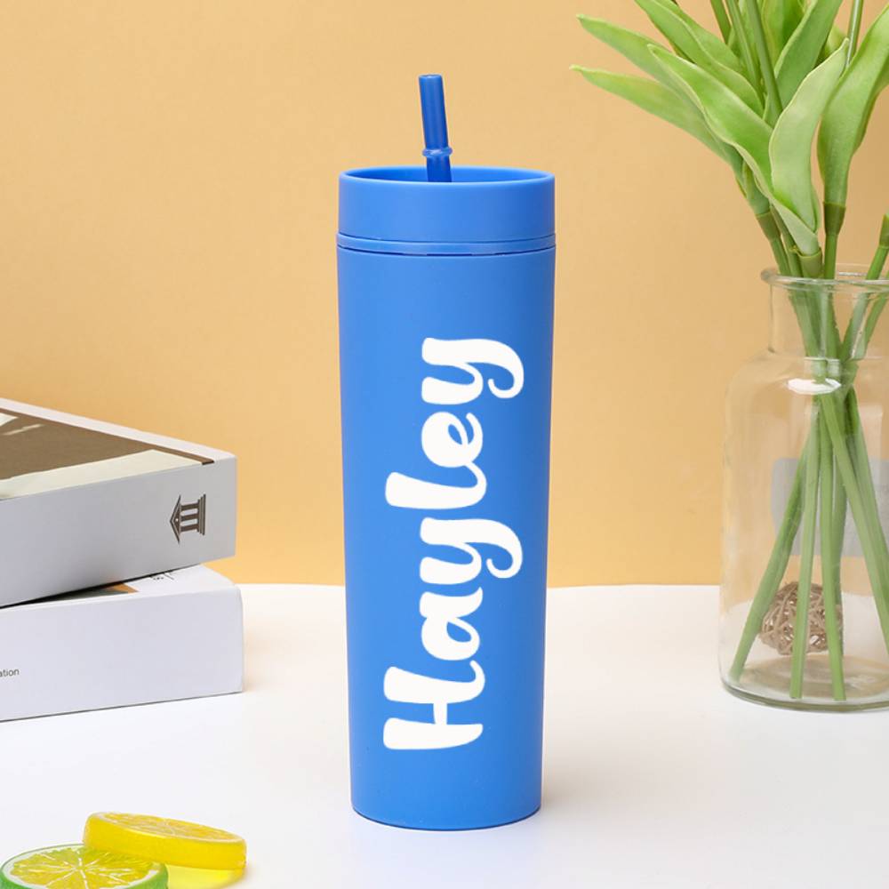 Personalised Plastic Sippy Cup Wedding Gift - Custom Engraved