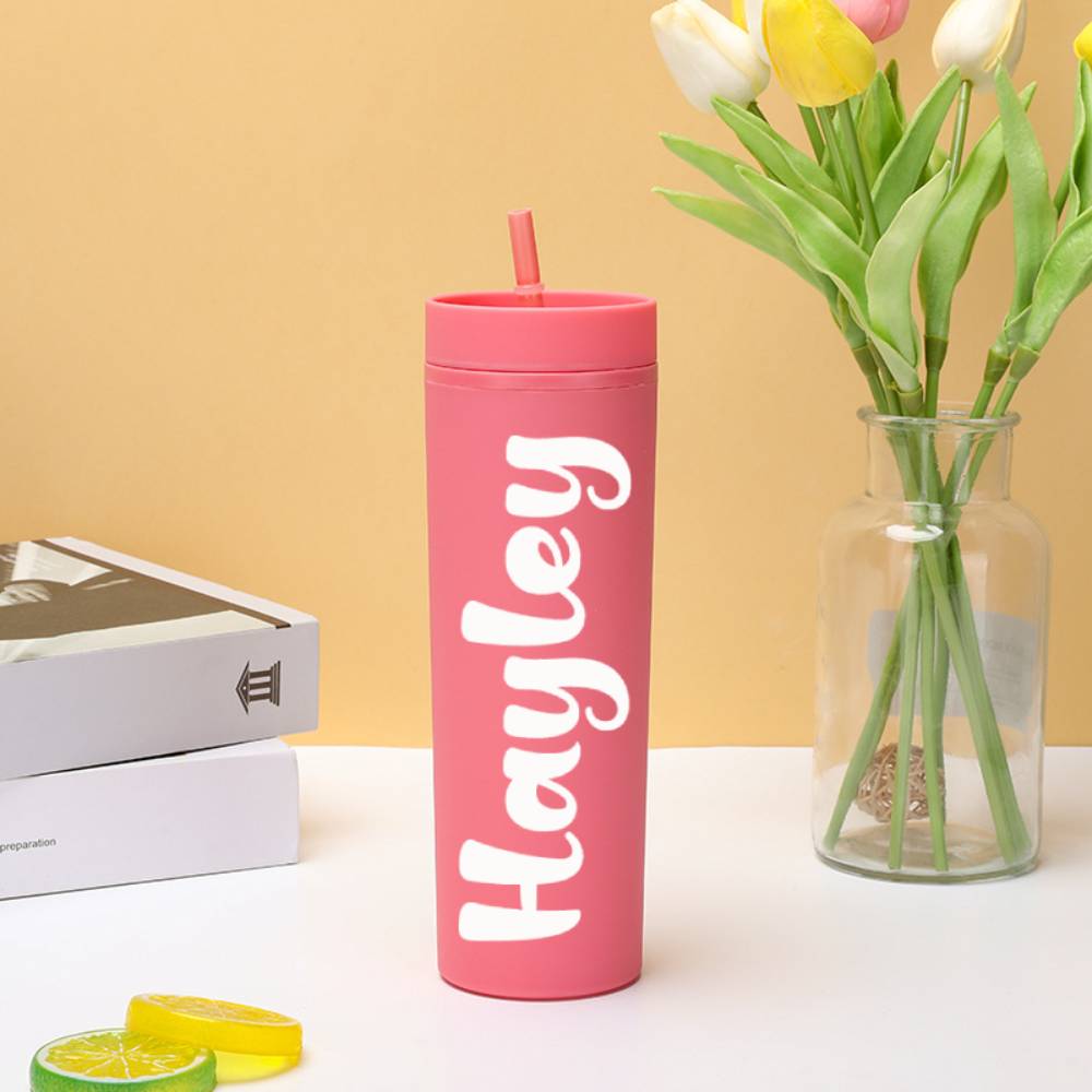 Personalised Plastic Sippy Cup Wedding Gift - Custom Engraved