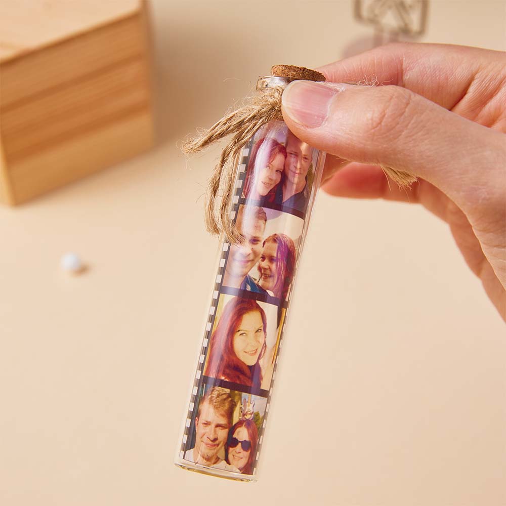 Custom Film Roll Photo Glass Jar Personalised Photo Gift for Him