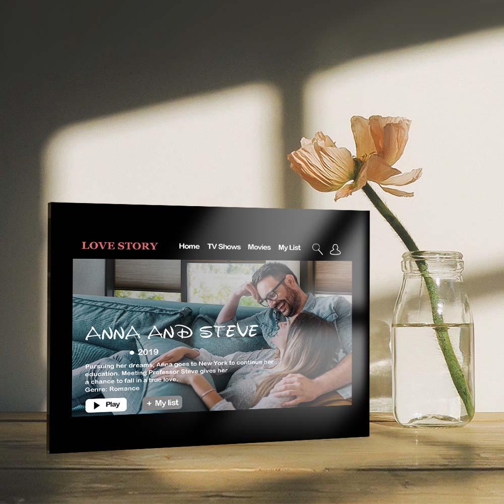 Valentine's Day Gifts Custom Movie Poster Plaque Personalised Movie Poster Sign Personalised Photo Plaque Gift