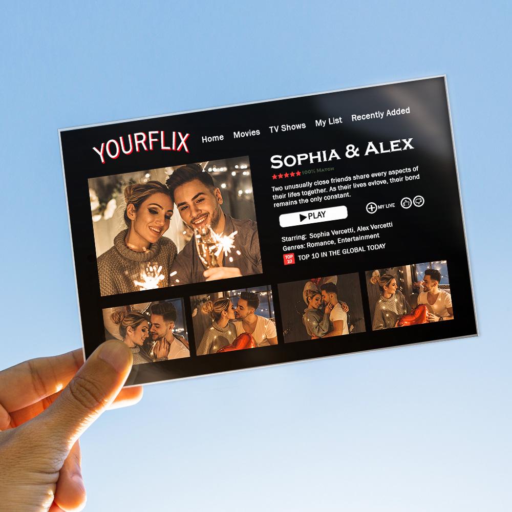 Custom Movie Poster Plaque Personalised Plaque Lover Gifts for Couple