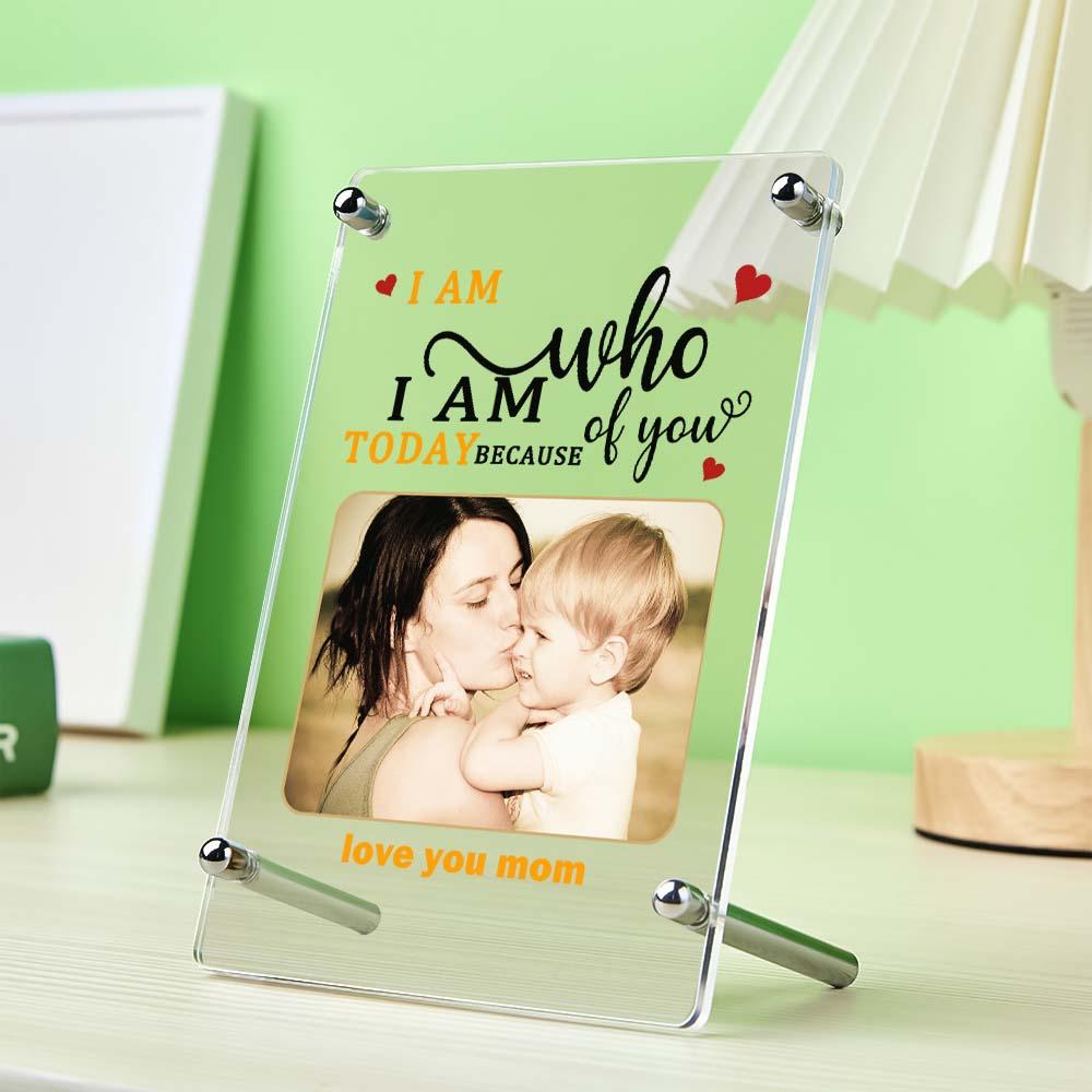 Mother's Day Gift Custom Photo Keychain/Plaque/Night Light For Mom