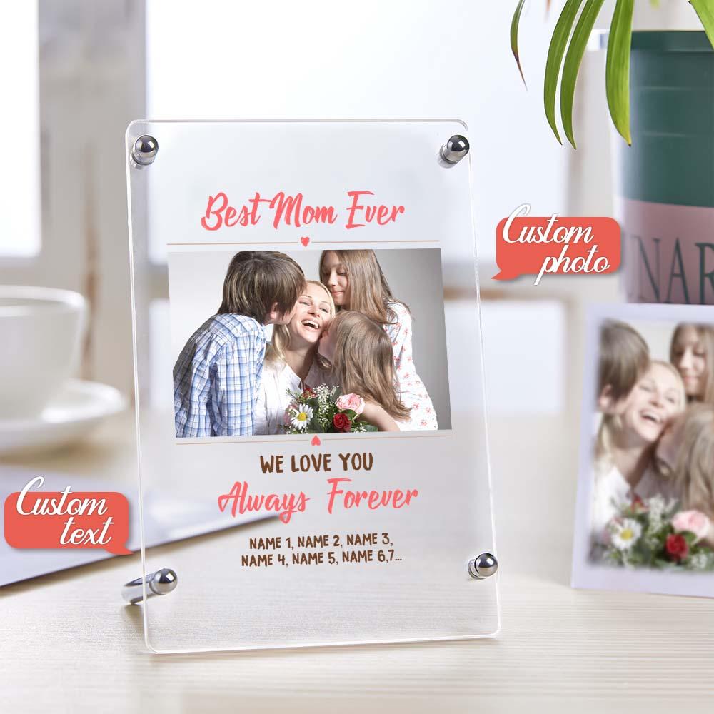 Mother's Day Gift Custom Photo Keychain/Plaque/Night Light For Mom