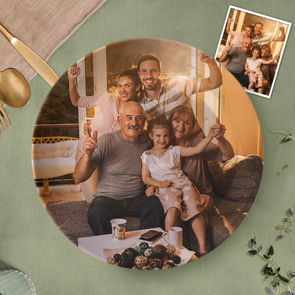 Fully Customisable Photo Ceramic Dinner Plates