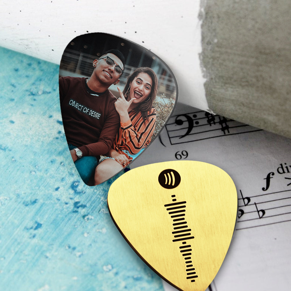 Custom Spotify Code Guitar Pick Photo Guitar Pick 4 Color