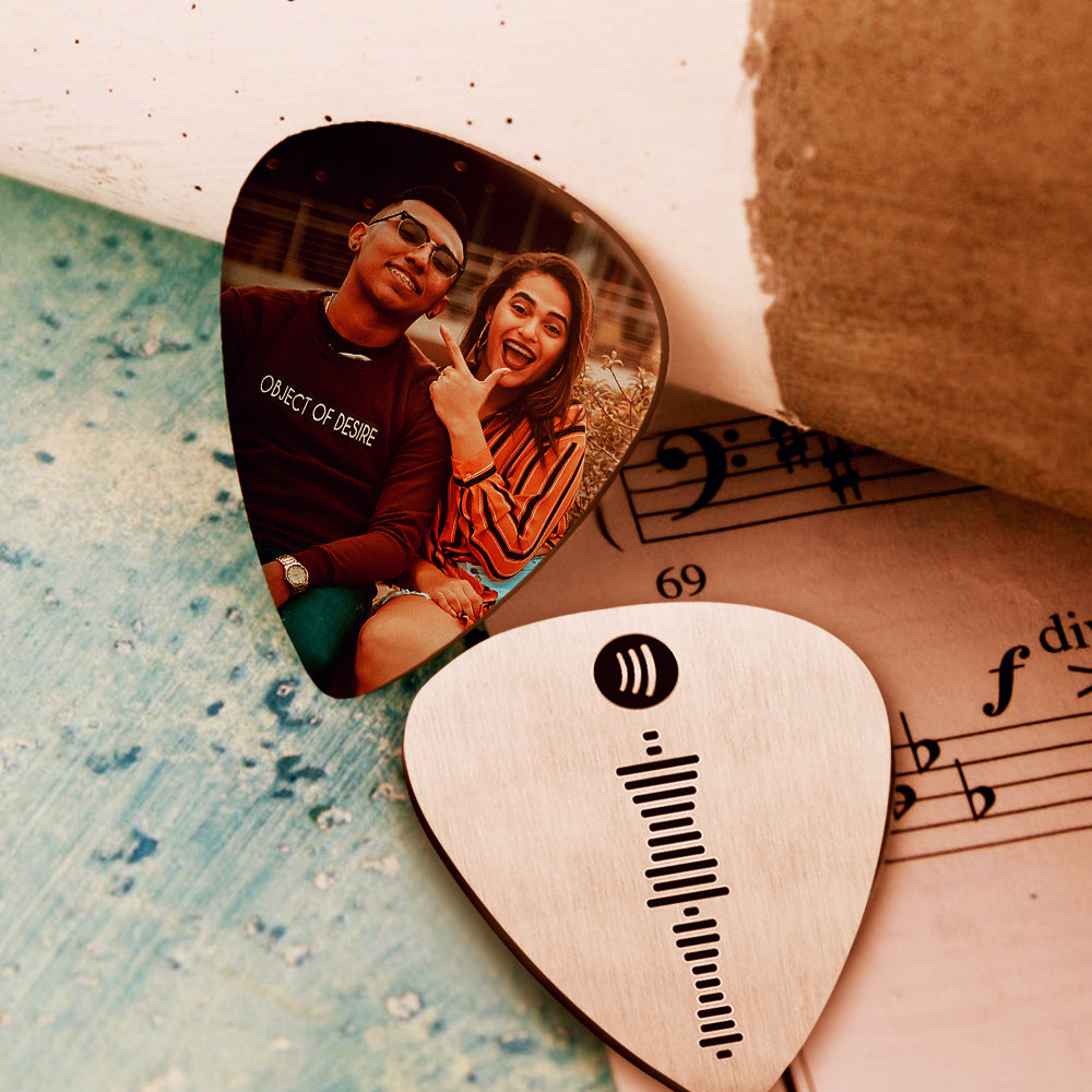 Custom Spotify Code Guitar Pick Photo Guitar Pick 4 Color