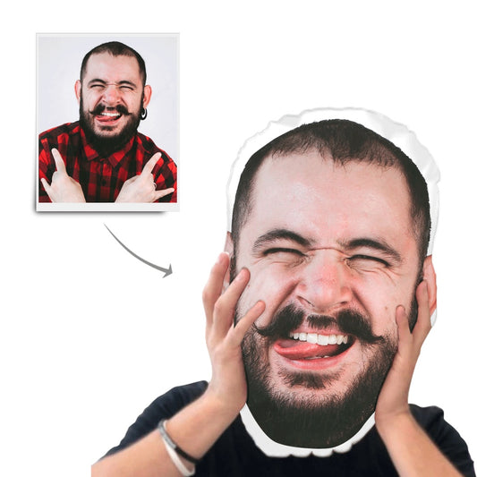 Custom Photo Pillow, Custom Face Pillow, 3D Portrait Pillow