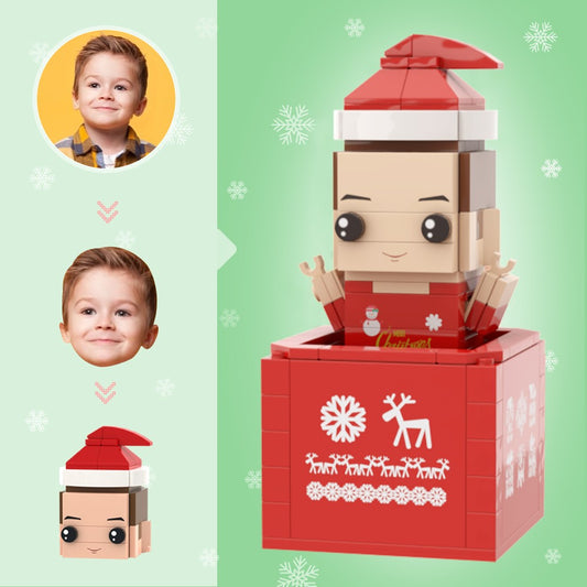 Christmas Gifts Custom Brick Figures Personalised Upper Body Brick Figures Small Particle Block Toy