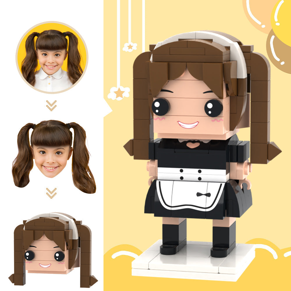 Custom Head Brick Figures Personalised Drudge Brick Figures Small Particle Block Toy