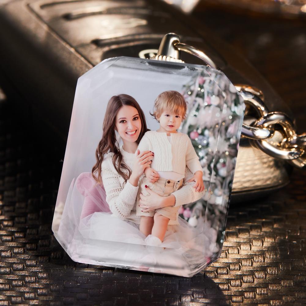 Mothers Day Keychain Photo Keychain Crystal Keychain Mother's Day Gifts