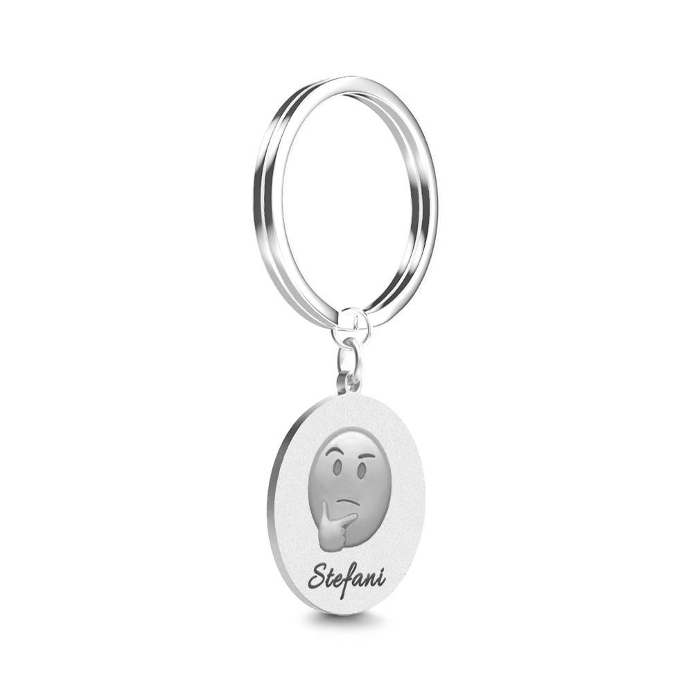 Emoji Keychain, Custom Keychain, Personalised Emoji Funny Gifts, Cool Keychains, Unique Gifts
