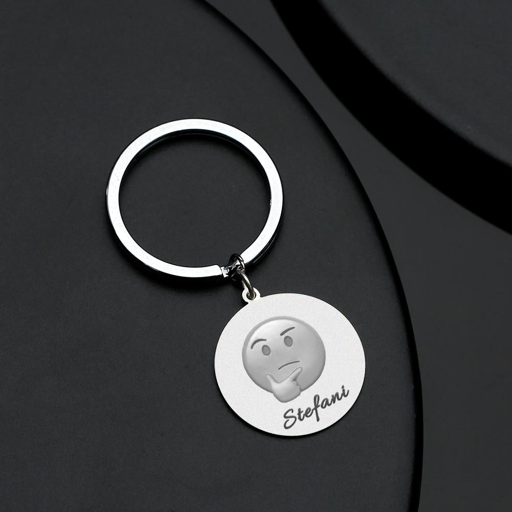 Emoji Keychain, Custom Keychain, Personalised Emoji Funny Gifts, Cool Keychains, Unique Gifts