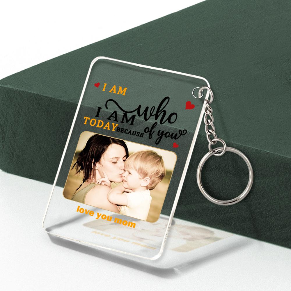 Mother's Day Gift Custom Photo Keychain/Plaque/Night Light For Mom
