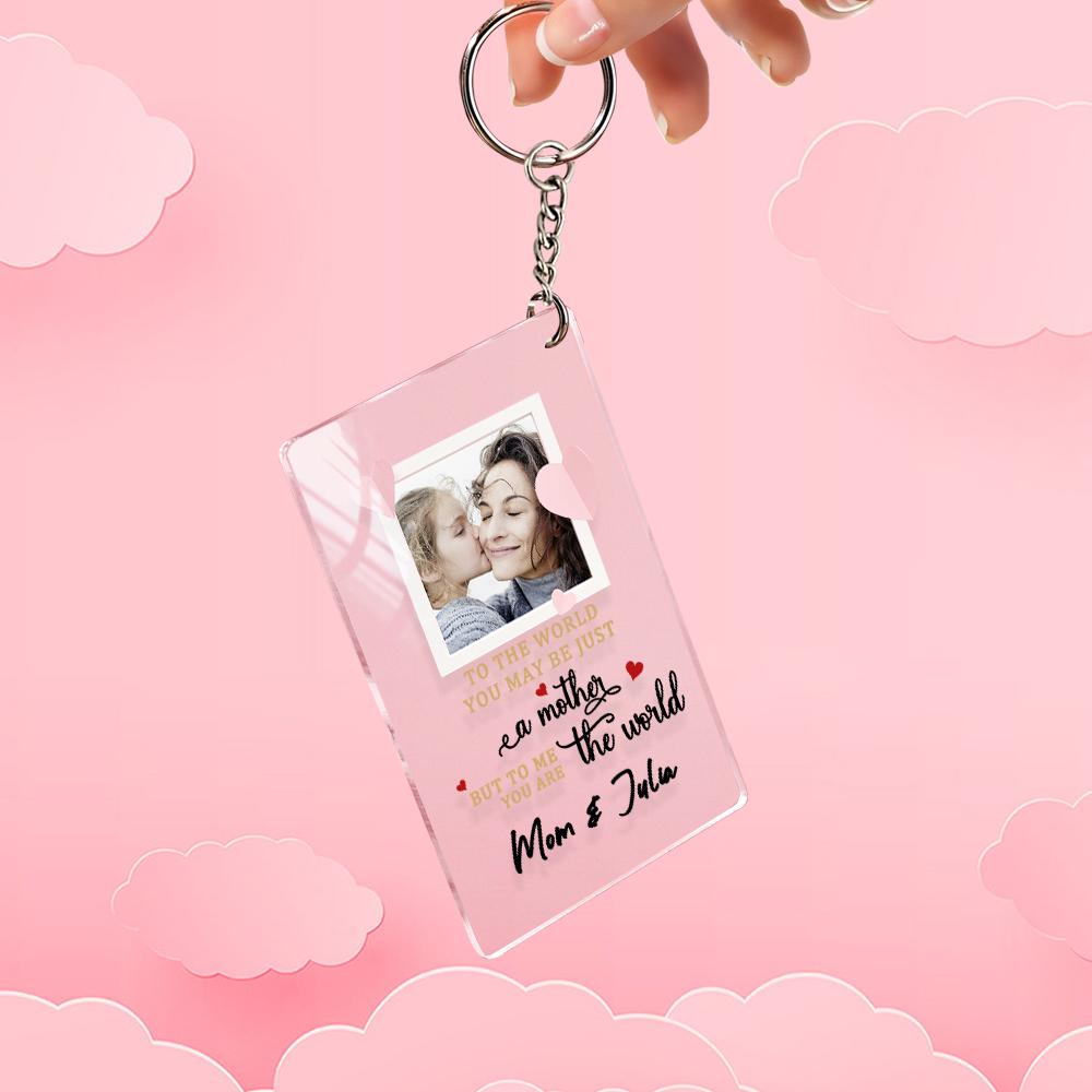 Mother's Day Gift Custom Photo Keychain/Plaque/Night Light For Mom