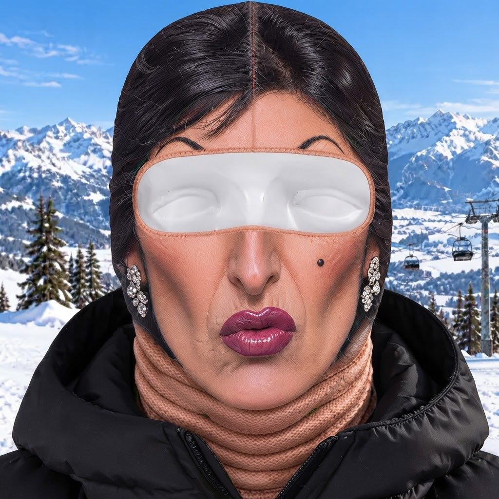 Funny Ski Mask Novelty Balaclava for Men and Women Ski Trips and Party Gifts
