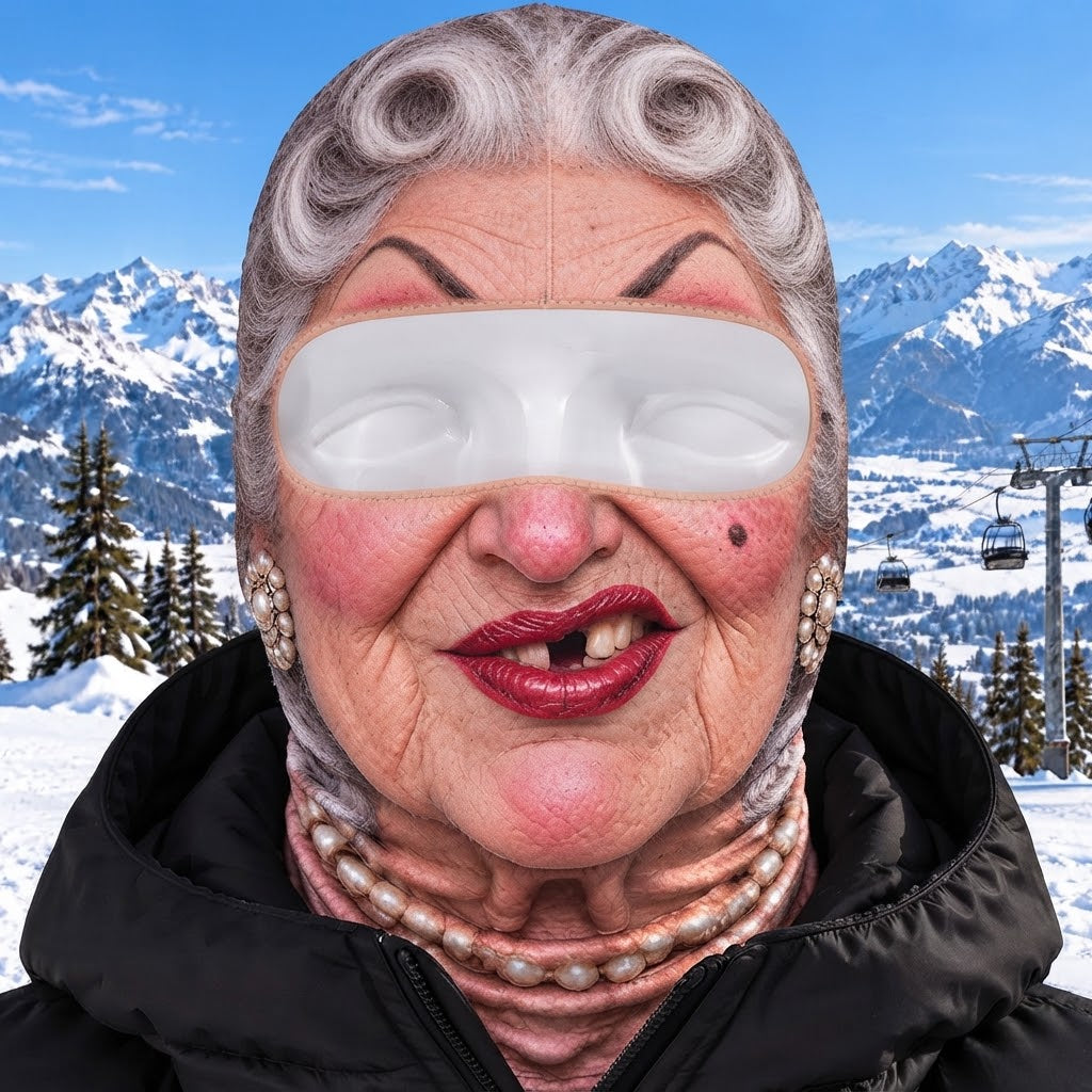 Funny Ski Mask Novelty Balaclava for Men and Women Ski Trips and Party Gifts