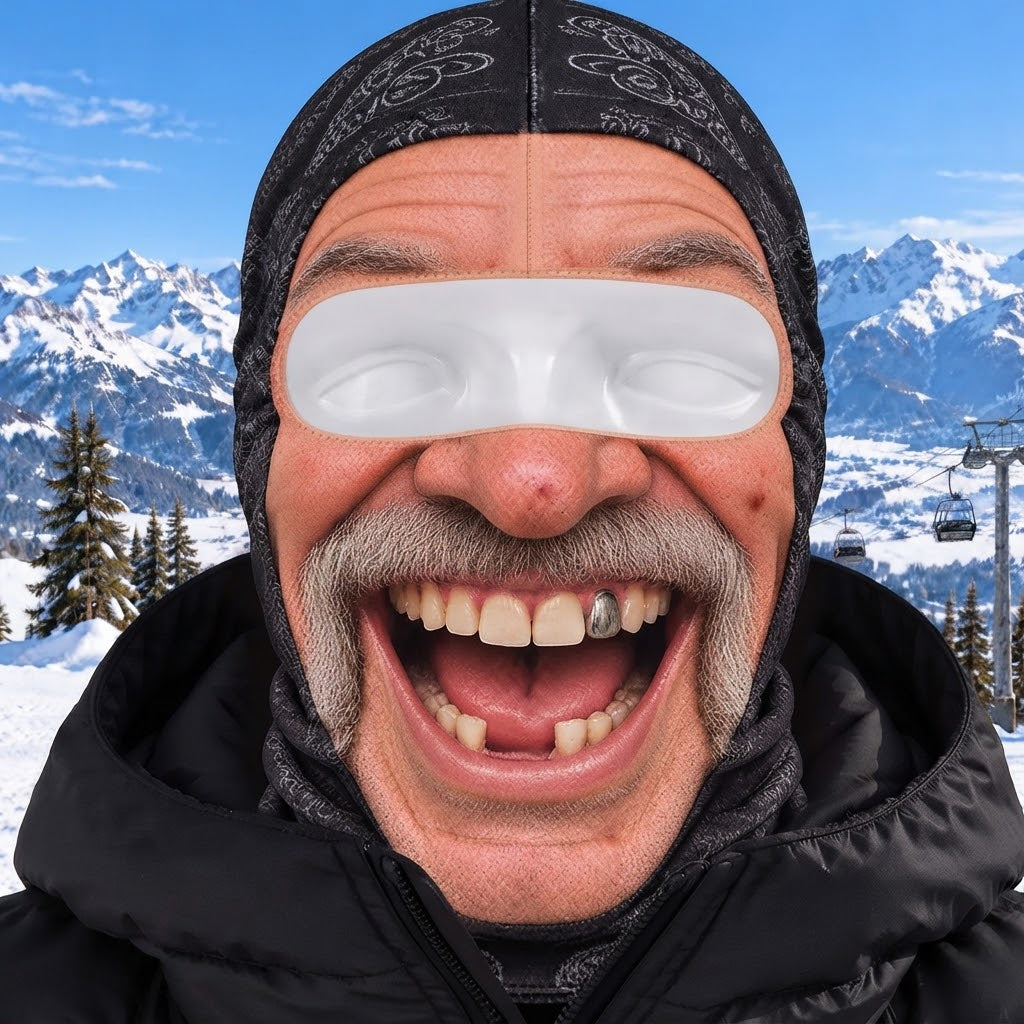 Funny Ski Mask Novelty Balaclava for Men and Women Ski Trips and Party Gifts