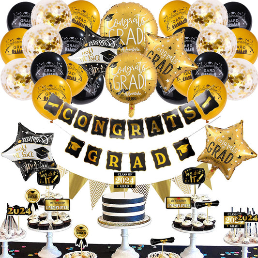 2025 Congrats Grad Balloon Kits for Graduation Party Decorations Graduation Party Supplies