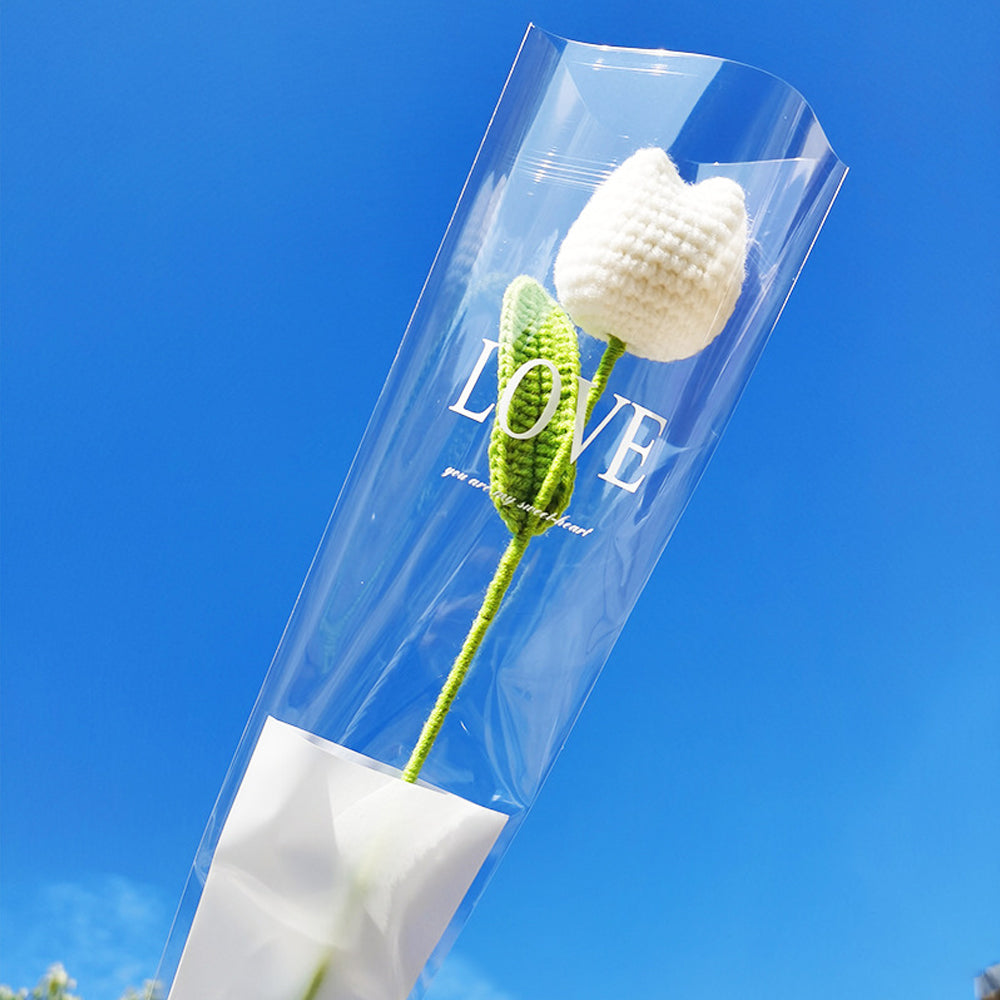 1pc Crochet Flower Handmade Knitted Flower