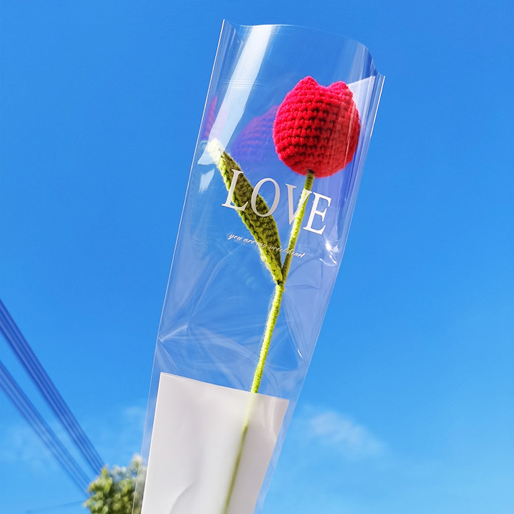 1pc Crochet Flower Handmade Knitted Flower