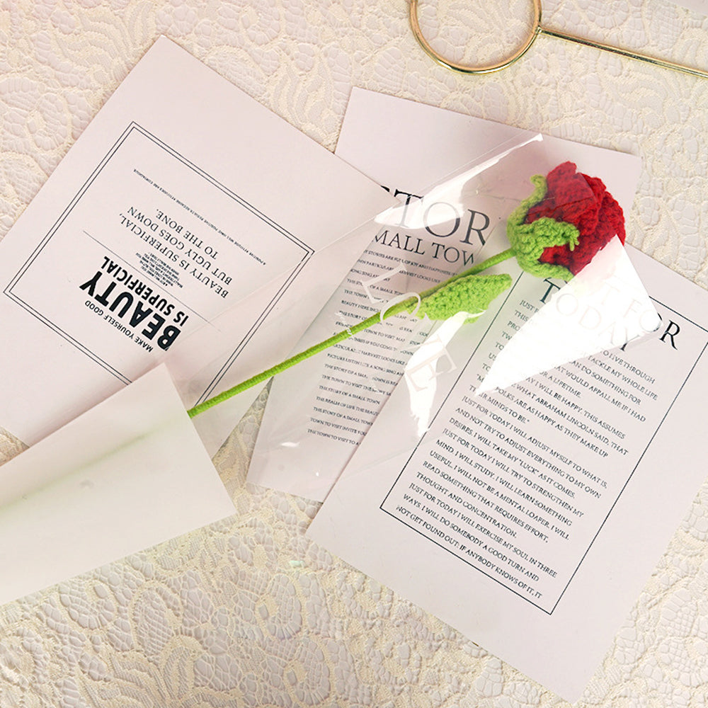 1pc Crochet Flower Handmade Knitted Flower