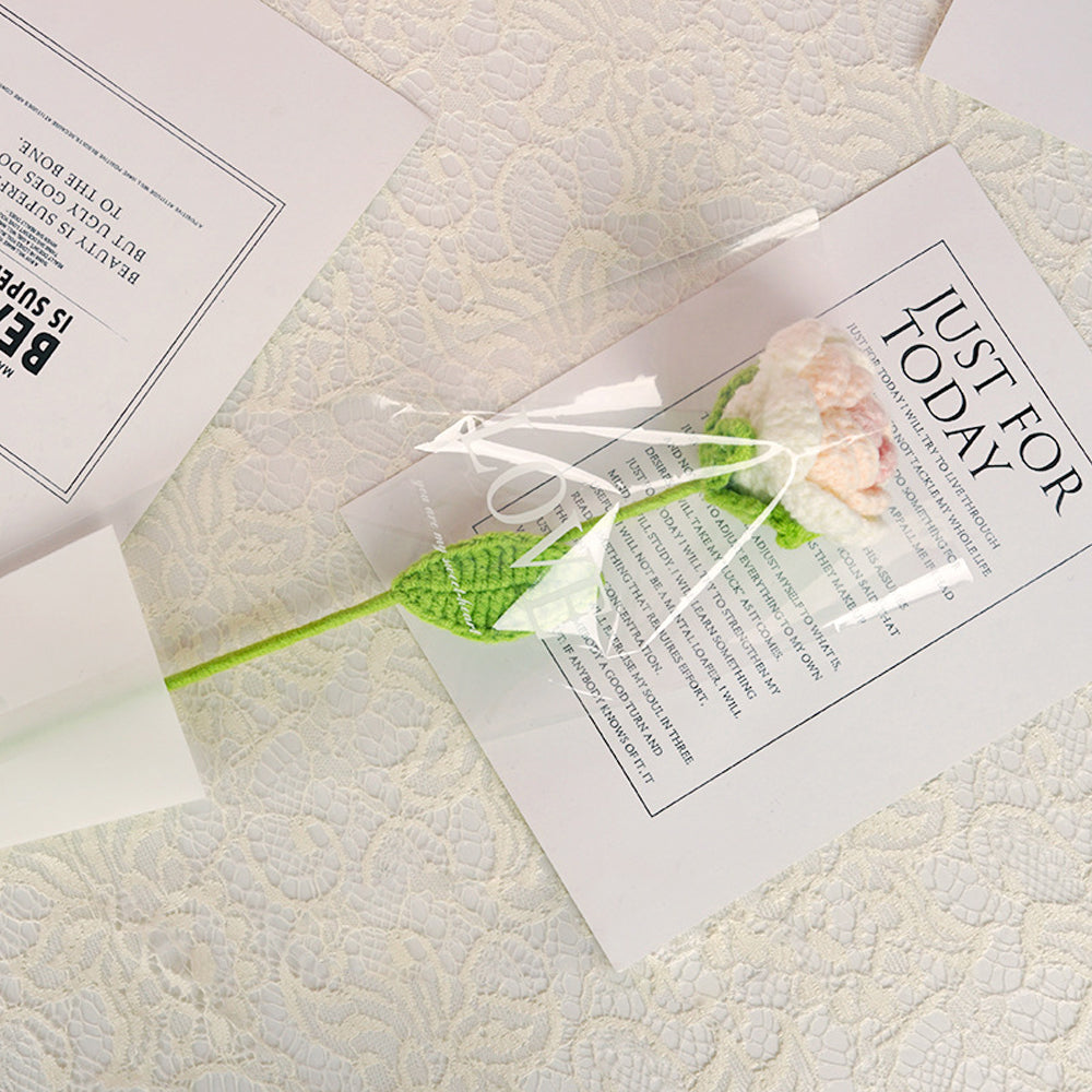 1pc Crochet Flower Handmade Knitted Flower