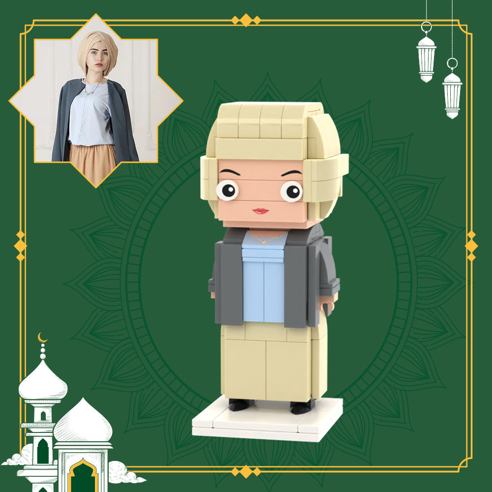 Gifts for Her Creative Gifts Full Body Customisable 1 Person Brick Figures Custom Brick Figures Personalised Small Particle Block Toy