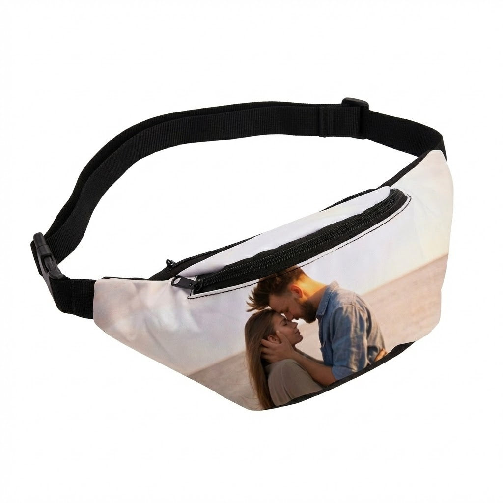 Custom Photo Adjustable Waist Bag Valentine’s Day Gift Travel Storage