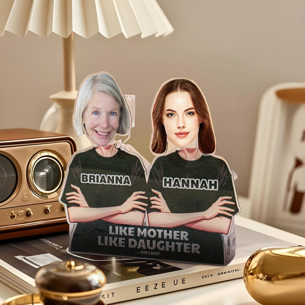 Personalised Face Shaking Head Standee Gift for Dad Mom
