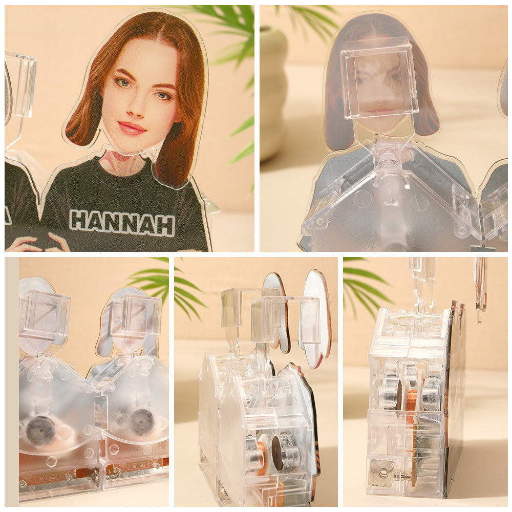 Personalised Face Shaking Head Standee Gift for Dad Mom