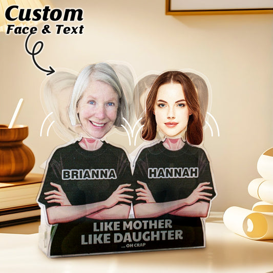 Personalised Face Shaking Head Standee Gift for Dad Mom
