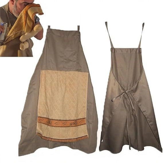 Funny Prank Apron for Men Hilarious Novelty Cooking BBQ Gift for Dad Husband