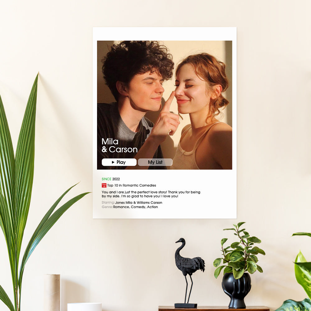 Custom Movie Poster Personalised Wall Art Print Poster