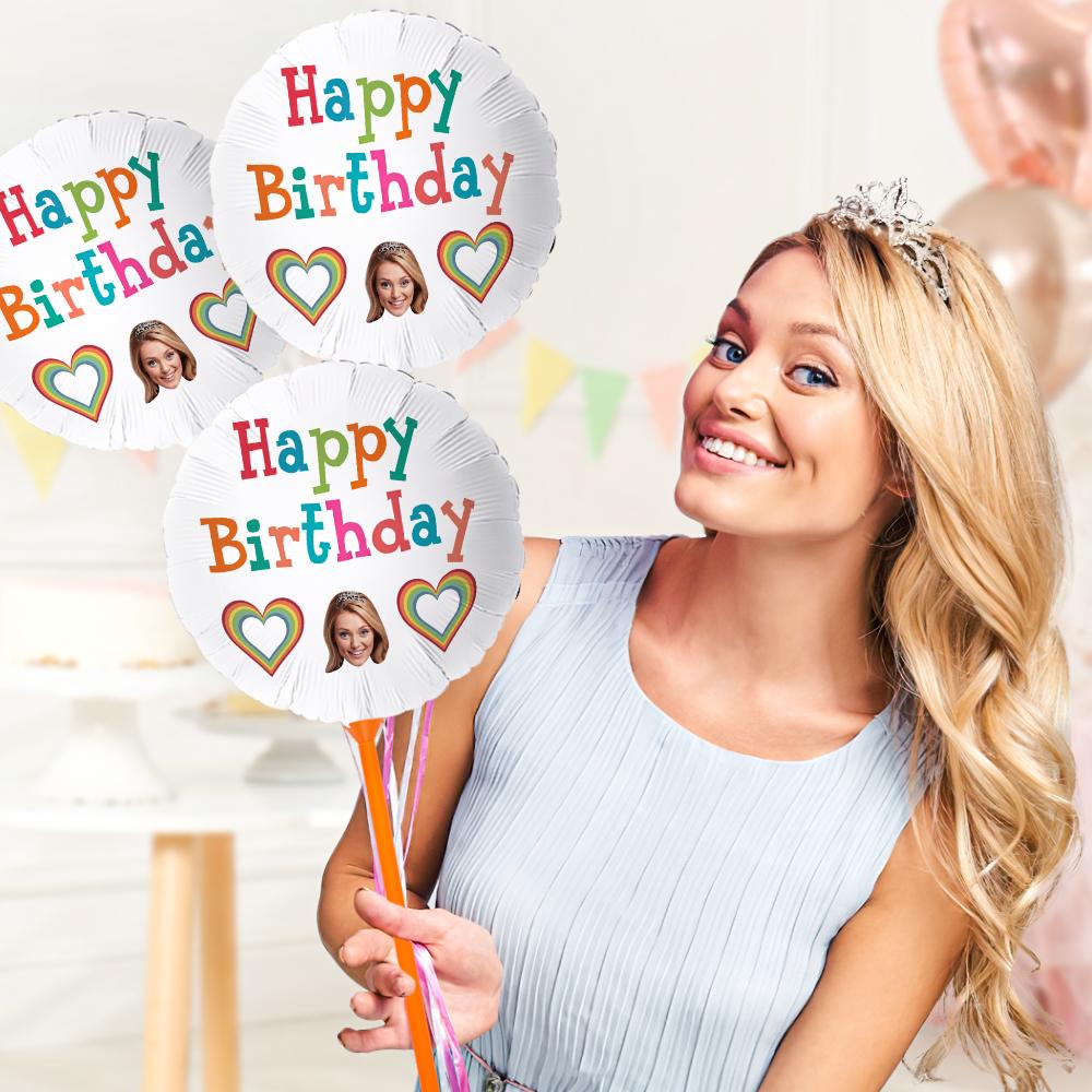 Personalised Balloons Happy Birthday Party Decoration