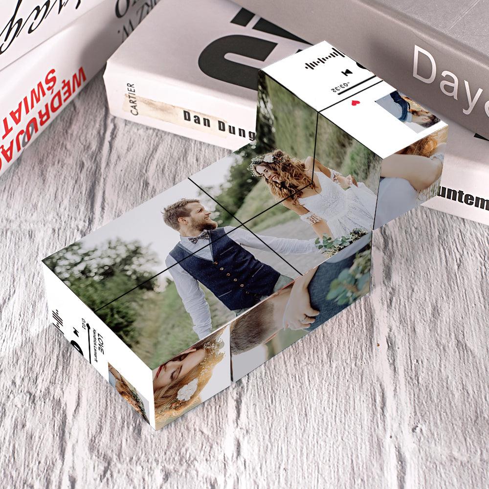 Custom Scannable Music Code Multi Photo Rubik's Cube
