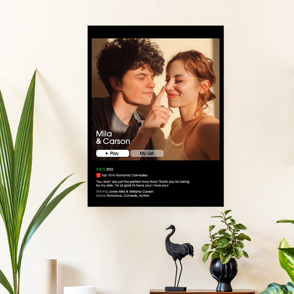 Custom Movie Poster Personalised Wall Art Print Poster