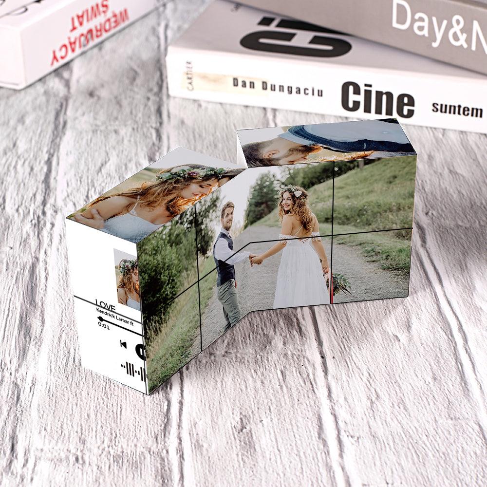 Custom Scannable Music Code Multi Photo Rubik's Cube