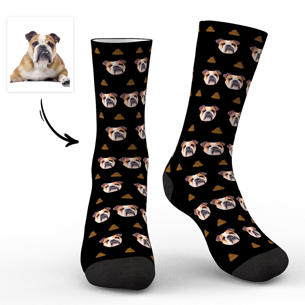 Custom Face Socks Personalised Dog Photo Socks