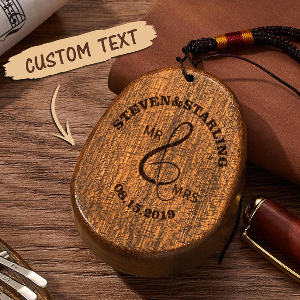 Personalised 8 Keys Mini Kalimba Thumb with Name and Date