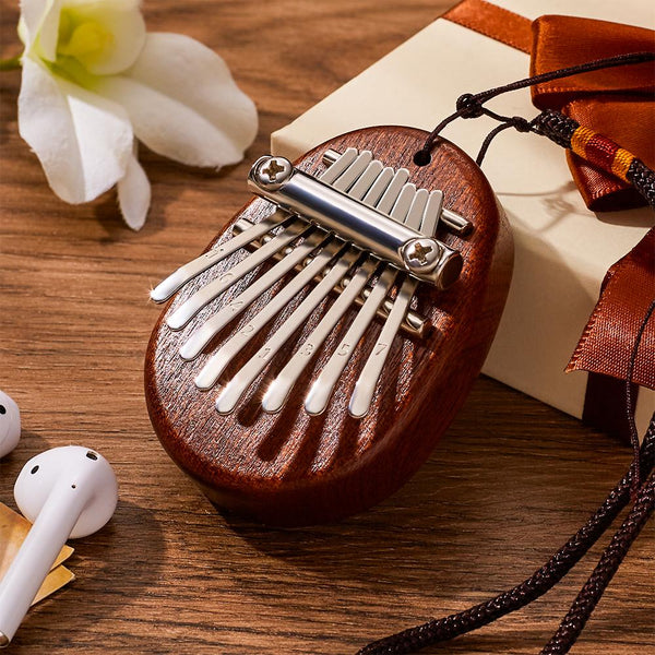 Personalised 8 Keys Mini Kalimba Thumb with Name and Date