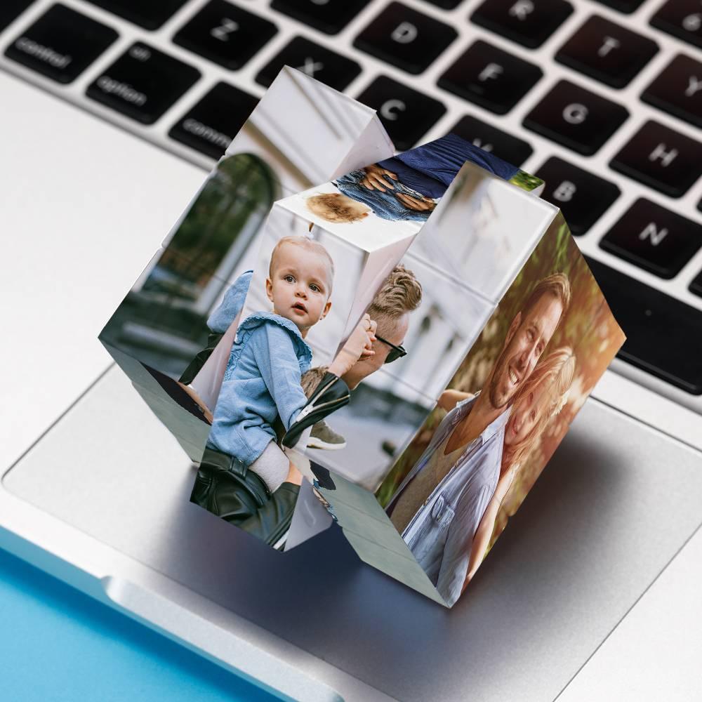 Personalised Picture Rubik's Cube Gift For Dad