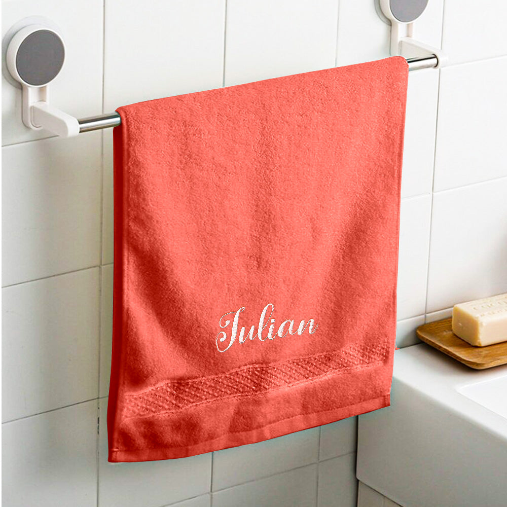 Custom Embroidered Towels Personalised Name Towel