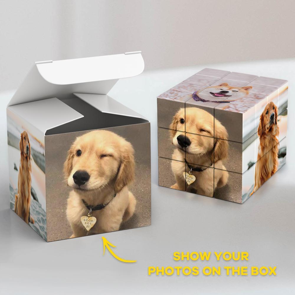 Personalised Picture Rubik's Cube Gift For Dad