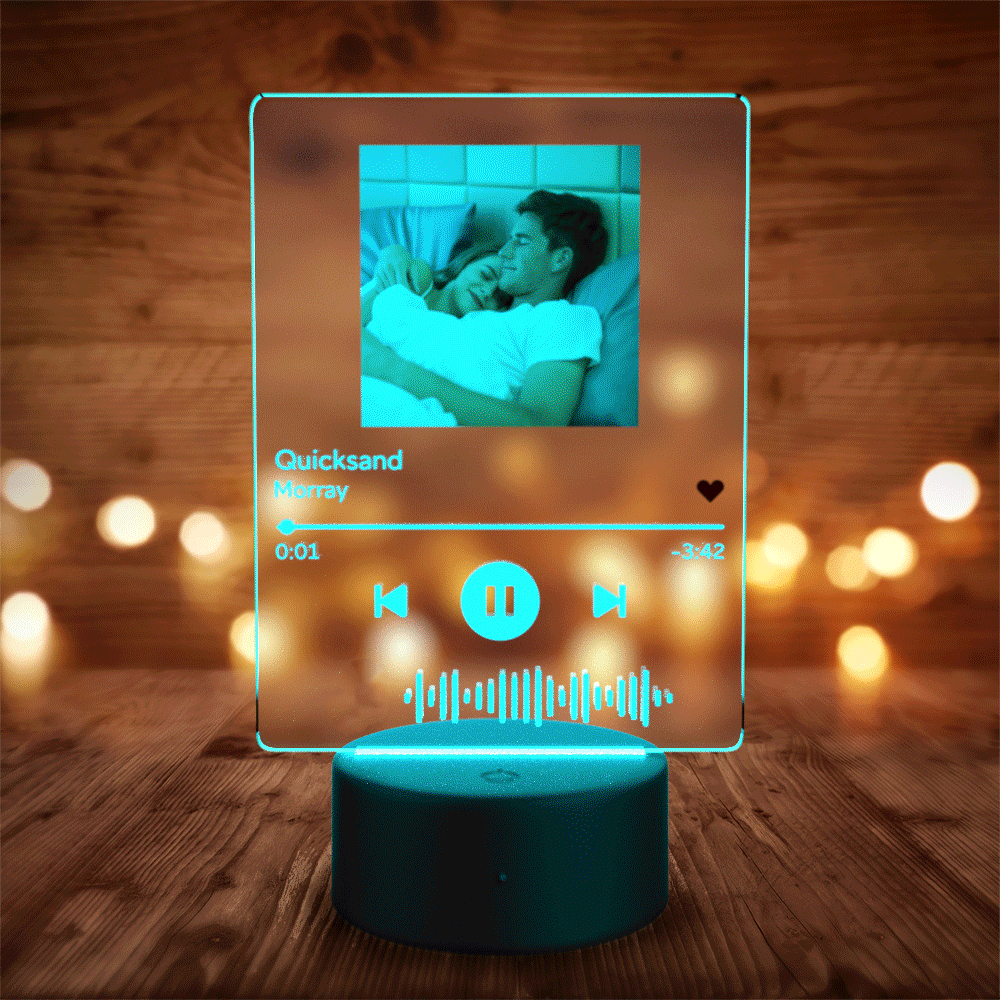 Code Cuff Light Custom Scannable Music Code Led Lamp Acrylic Plaque | AU – Personal ...
