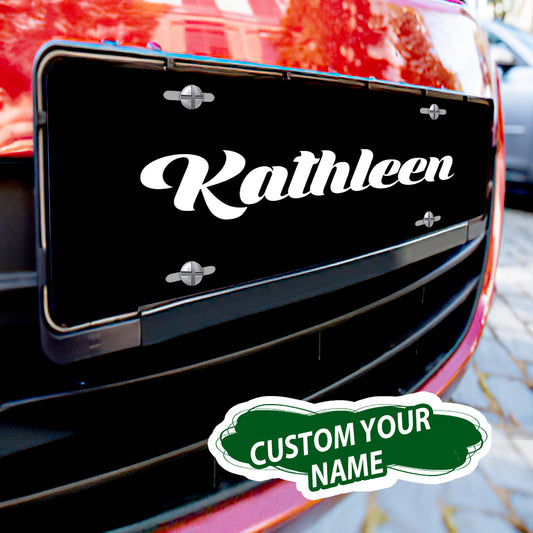 Custom License Plate Personalised Name Funny License Plate for Car