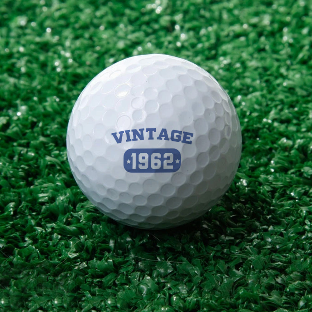 Custom Golf Balls Personalised Vintage Golf Ball Gifts for Golfer
