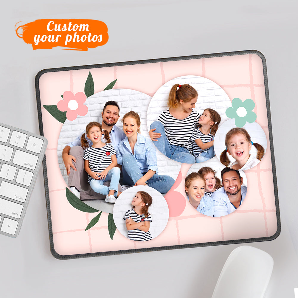 Custom Photo Mouse Pads Personalised Gaming Mat for Family