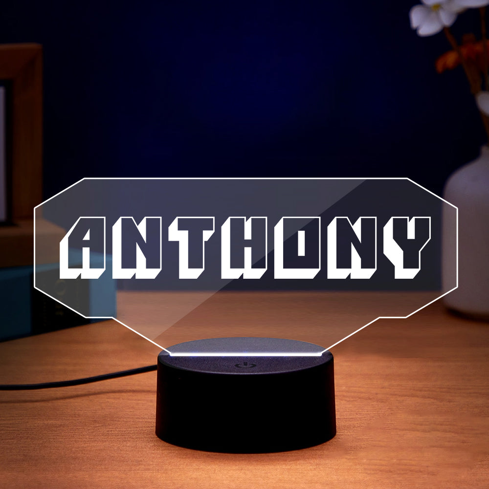 Custom Gaming LED Sign Gamer Tag Night Light - 15 Fonts – Personal ...