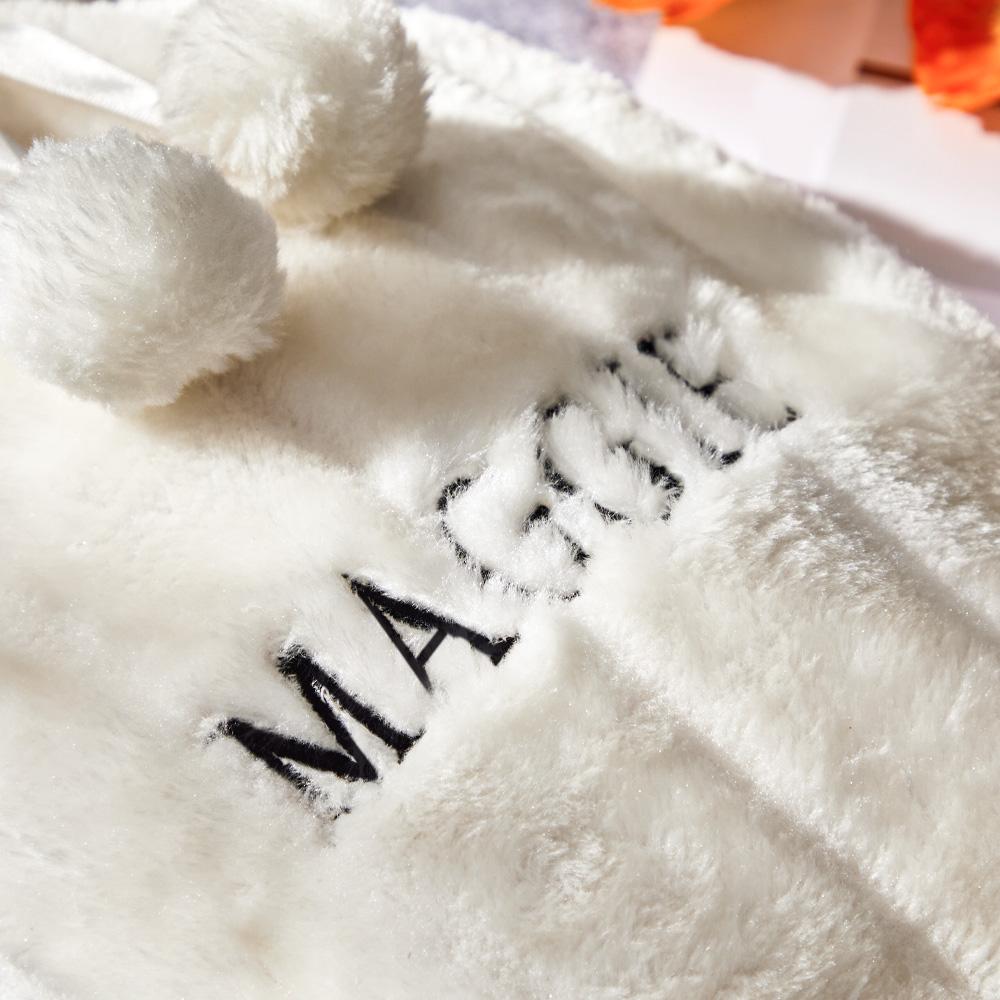 Custom Name Hot Water Bags Winter Hot Water Bottle with Plush Cover